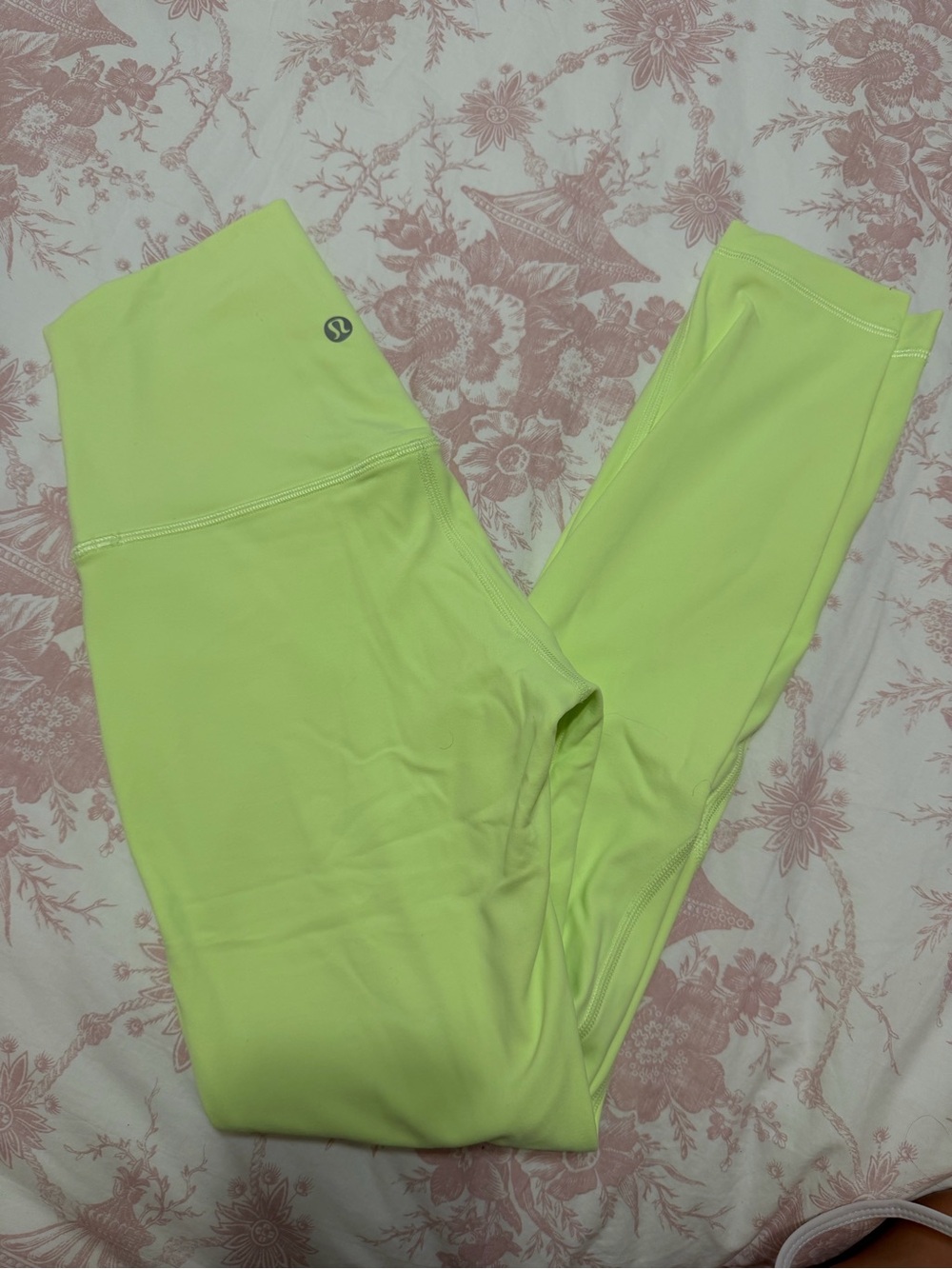 lululemon athletica Neon Lime High-Rise Leggings